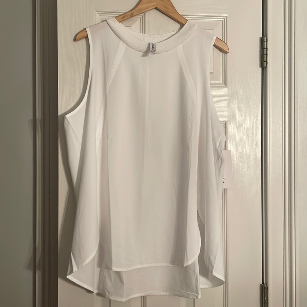 COPY - NWT Athleta White Zephyr Tank- 2X